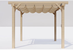 velum rétractable pergola